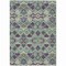 Homeroots 8' X 10' Blue And Purple Geometric Washable Indoor Outdoor Area Rug 609005 - alternate 5