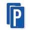 Signmission P Symbol Parking Sign, 18'' X 24'' 2 Signs, Heavy Gauge Aluminum, 2PK A-1824-2PACK-23513 - alternate 1