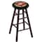 Holland Bar Stool Co Maple Counter Stool, Dark Cherry Finish, U.S. Marines Seat RC24MSDC - alternate 1