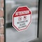 Signmission Attention No Food or Glass Allowed, 4 inch X 4 inch, Vinyl Decal, 2PK OC-D-2PACK-4-19 - alternate 3