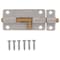 Prosource Barrel Bolt, 0.31 Dia in Bolt Head, 4 in L Bolt, Brass Pin/Steel, Galvanized Zinc Plated 20473MGS-PS - alternate 1
