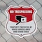 Signmission No Trespassing Shield Sign Property Prot, 6 inch X 6 inch, Plastic Sign, 2PK SHI-P-2PACK-6-416 - alternate 3