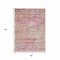 Homeroots 5' X 8' Pink And Ivory Argyle Washable Indoor Outdoor Area Rug 615819 - alternate 7