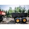 Polar Trailer MAX Tandem Axle Heavy Duty 1800 lb. 27 Cubic Foot ATV UTV Lawn Mower Trailer HD MAX TA, Black 10813 - alternate 10