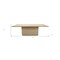 Homeroots 96" Natural and Brown Solid Wood Pedestal Base Dining Table 563910 - alternate 13