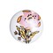 Homeroots Set of Twelve Pink And White Floral Ceramic Drawer Pull Knobs, 12PK 321671 - alternate 1