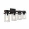 Jonathan Y Bungalow 32" 4-Light Iron/Seeded Glass Rustic Farmhouse LED Vanity Light, Oil Rubbed Bronze JYL7510A - alternate 11