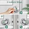 Wrightmaster 3 in 1 Aluminum Smart Lock Deadbolt with App Biometric Door Knob, Keyless Entry Door Lock with Hand ZR-K11-S - alternate 8