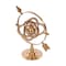 Homeroots 8" Bronze Metal Armillary Sphere Tabletop Sculpture 376335 - alternate 9