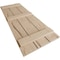 Ekena Millwork Rustic Three Board Joined Board-n-Batten Hand Hewn Faux Wood Shutters, 16 1/2W x 76H, PR SHUBJS16X76HHPR - alternate 14