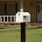 Solar Group Architectural Mailboxes Elite Classic Galvanized Steel Post Mount White Mailbox E1100WAM - alternate 5
