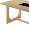 Homeroots 71" Natural Wood Trestle Base Dining Table 631295 - alternate 5