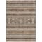 Homeroots 5' X 8' Chocolate And Gray Southwestern Washable Indoor Outdoor Area Rug 582813 - alternate 7