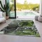 Homeroots 5' X 8' Green Abstract Washable Non Skid Indoor Outdoor Area Rug 559455 - alternate 8
