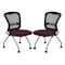 Office Star Products Folding Soft-Flex Frame Folding/Nesting, Burgundy 84220-227 - alternate 1