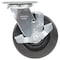 Vestil Phenolic Swivel With Brake Caster 6 In. Diameter x 2 In. Width 1200 Lb. Capacity Black CST-VE-6X2PH-SWB - alternate 7