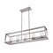 Jonathan Y Anna 38.5" Linear 5-light Metal/Glass LED Pendant, Nickel JYL7414B - alternate 10