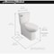 American Standard Cadet 3 Decor Wht Chair Height Elongated Bowl 1.28 GPF Toilet 715AA001.020 - alternate 5
