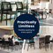 Flash Furniture Commercial Mesh Stackable Side Chair with Steel Frame and Armrests in Black HL-0010W-1-BK-GG - alternate 9