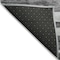 Homeroots 5' X 8' Charcoal And Gray Striped Washable Indoor Outdoor Area Rug 605892 - alternate 5