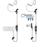 Klein Electronics Star 1-Wire Surveillance Earpiece with Vertex Y4 Connector STAR-Y4 - alternate 1