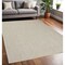 Homeroots 5' X 7' Ivory Geometric Power Loom Area Rug 522046 - alternate 8