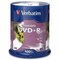 Verbatim DVDR 47GB 16X White Inkjet Printable  100pk Spindle, White, 100PK VER95145 - alternate 1