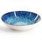 Elama Oceanus 16 Piece Porcelain Double Bowl Dinnerware Set in Blue ELM-OCEANUS-16 - alternate 6
