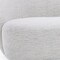 Homeroots 90" Off White Fabric Sofa With Black Legs 488843 - alternate 5