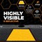 Xpose Safety Heavy Duty Rubber Block Stop 72in- Black/Yellow Reflective, 6PK PBS-6-6-X - alternate 5
