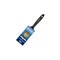 Wooster Paint Brush, 2 in W, 2-7/16 in L Bristle, China Bristle, Varnish Handle Black/Natural White Z1120-2 - alternate 1