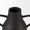 Homeroots 8" Black Two Handle Ceramic Jug Vase 392540 - alternate 8