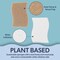 Happimess Natural Plant Based Non-Scratch Sisal Hemp/Cellulose Scrubbing Dish Sponge, Beige/White, 12PK WPE2000A-12SET - alternate 6