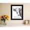 Homeroots Herd That Black Framed Print Bathroom Wall Art 530076 - alternate 3