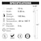 Performance Tool 100 pc. 15 in. Black Cable Ties, UV-Stable, Heavy Duty, Nylon 6/6, 100PK W2941 - alternate 7