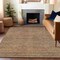 Homeroots 9' X 12' Sage And Gold Striped Washable Indoor Outdoor Area Rug 615636 - alternate 8