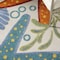 Homeroots 5' Blue Yellow And Orange Round Starfish Indoor Outdoor Area Rug 546827 - alternate 6