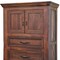Homeroots 37" Brown Solid Wood Three Drawer Chest 524609 - alternate 7