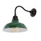 Jonathan Y Aurora 12.25" 1-Light Farmhouse Industrial Iron LED Gooseneck Arm Outdoor Sconce, Green JYL7613F - alternate 8
