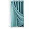 Homeroots Teal Sheer and Grid Shower Curtain and Liner Set 399754 - alternate 4