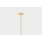 Mitzi Amira 6.25in wide 1 Light Wall Sconce in Aged Brass/Ceramic Fluted Cream H1056101-AGB/CFC - alternate 7