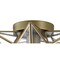 Jonathan Y Stella 12" Moravian Star Metal/Clear Glass LED Flush Mount, Gold/Clear JYL9035B - alternate 8