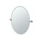 Gatco Channel 26.5" Frameless Oval Mirror, Chrome 4689 - alternate 1