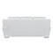 Homeroots 85" White Leather Sofa With Silver Legs 329479 - alternate 7