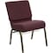 Flash Furniture Hercules Church Chair, 21-1/4 in W 25" L 33" H, Fabric Seat FD-CH0221-4-GV-005-BAS-GG - alternate 1