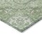 Homeroots 5' X 8' Artichoke Green And Ivory Medallion Washable Indoor Outdoor Area Rug 617450 - alternate 8