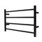 Kingston Brass 24" x 16" Stainless Steel Wall Mount 4-Tier Towel Rack, Matte Black DTM24164MB - alternate 1
