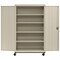 Sandusky Lee Solid Door Storage Cabinet, 46 in W, 78 in H, 24 in D, Putty TA4R462472-07 - alternate 5