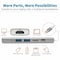 Tripp Lite USB C DOCKING STATION 4K at 30HZ W/USB HUB HDMI MICRO SD CHARGING U442-DOCK10-S - alternate 6