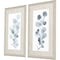 Homeroots Set Of Two Gray Botanical White Framed Print Wall Art, 2PK 525981 - alternate 4